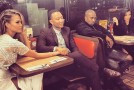 Kim , Kanye , John Legend and Wife Get Waffles