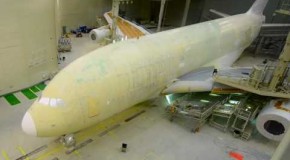 Repainting an Airbus a380