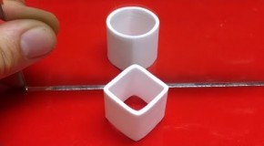 We reverse engineered and 3D printed that crazy Rectangle to Cylinder illusion!