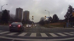 Dashcam Accident At Intersection