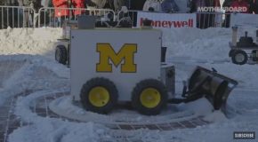 Battle Of The Autonomous Snow Bots