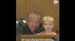 Judge Brings Allows A Little Boy to Choose His Father’s Punishment