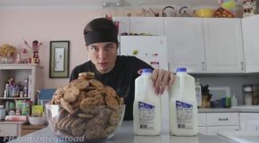 Matt Stonie Eats 203 Chips Ahoy Chocolate Chip Cookies in 27 Minutes