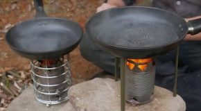 How to Build a Simple Camp Stove Using a Recycled Soup Can