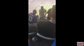 Nice Fight At The NY Giants Game