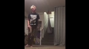 Kid Shows You How To Enter The Room Like a Boss