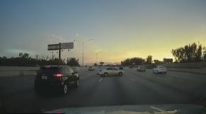 Car Spinning Wildly Out of Control on a Florida Highway