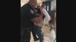 Wannabee Black Girl “Woah Vicky” Gets Arrested At A Mall