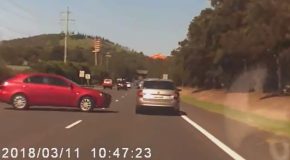 93 Year Old Driver Attempts U Turn On Highway