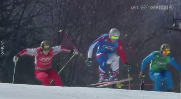 Mens Mag Daily Skier Has A NearDeath Brutal Fall At The Olympics