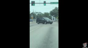 Driver Crashes into Motorcycle During Sarasota Road Rage