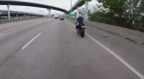 Motorcyclist Recovers From Extreme Wobble At 130MPH
