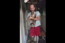 Cat Rescued From Burned House