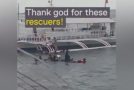 Children Rescued from Sinking Car