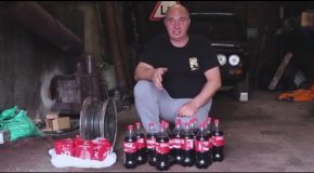 Making a Tire From Coke Bottles
