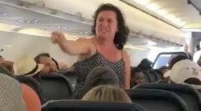 Crazy Woman Has MELTDOWN On Airplane – Spirit Airlines Minneapolis To Rochester