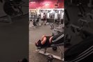 Funny Guy in the Gym Doing Unknown Workout