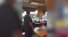 Man Falls From Waffle House Ceiling