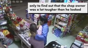 Shopkeeper Beats the Crap Out of Armed Robber
