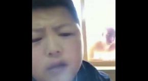 Kid Gets Caught Smoking By His Terrifying Dad