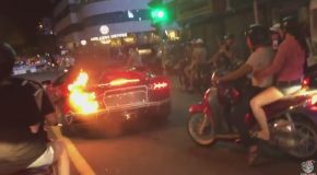 Car Trick Flame Fail