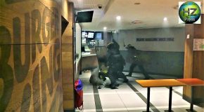 French Police Dish Out A Beat down In Burger King