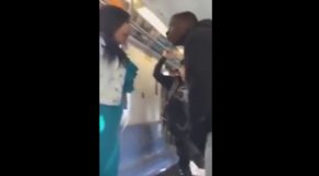 Guy Learns His Lesson When He Pushes Woman On Train
