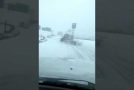 Drifting Semi in Questionable Weather