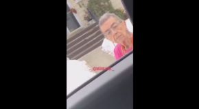 Hilariously Racist Old Woman Has A Bone To Pick