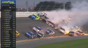 Massive Crash at the 2019 Daytona 500 Takes Out 21 Cars