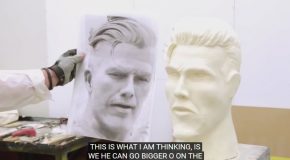 The David Beckham Statue Prank