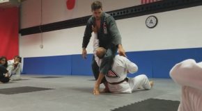 Jiu Jitsu Instructor Teaches the Flying Triangle Choke
