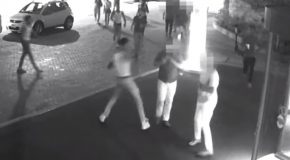 Mob Attacks Men Outside Hotel in DC