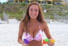 Watch This Girl Build Sand Castles All Day