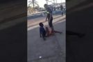 Guy Tries Throwing Flashy Kick In Street Fight, Fails Miserably
