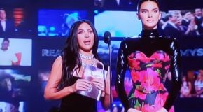 Kim Kardashian West & Kendall Jenner Get Laughed at The 2019 Emmy’s Presenting an Award