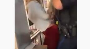 Drunk Girl Tries Seducing Cop Arresting Her