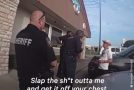 Horrible Police Brutality : Cop Slaps Old Man And Then Arrests Him