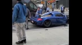 Man Crashes And Totals His Ultra Rare Gemballa Mirage GT