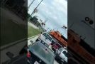 Trucker Absolutely Loses It After Train Does A Multiple Passes