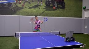 Executing Some Incredible And Impossible Ping Pong Ball Shots!