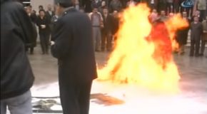 Fireman Tries To Do A Demonstration, Causes Chaos Instead!