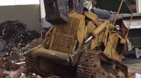 Watch As This Bulldozer Gets Scrapped By VTN Shear C17000!