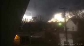 Old Man Films F4 Tornado Ripping Through His House