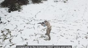 SWAT Officer Joins Airsoft Match, Owns Everyone!