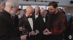 David Blaine, The Magician Does Card Tricks With Jeff Bezos!
