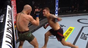 Conor McGregor Gets His Lights Beaten Out Of Him By Dustin Poirier In Slo-mo!