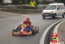 Remi Gaillard Plays Mario Kart On The Road!