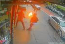 Man Stops A Suspected Arsonist From Throwing A Second Molotov Cocktail!