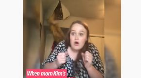Mother Accidentally Falls Through Ceiling During Her Daughter’s Audition Video!
